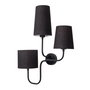 Opviq Çatal - 3571 Lámpara de pared metálica negra